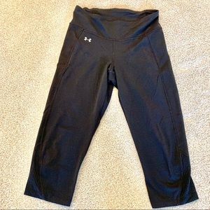 Under Armour Black Athletic Capris‎